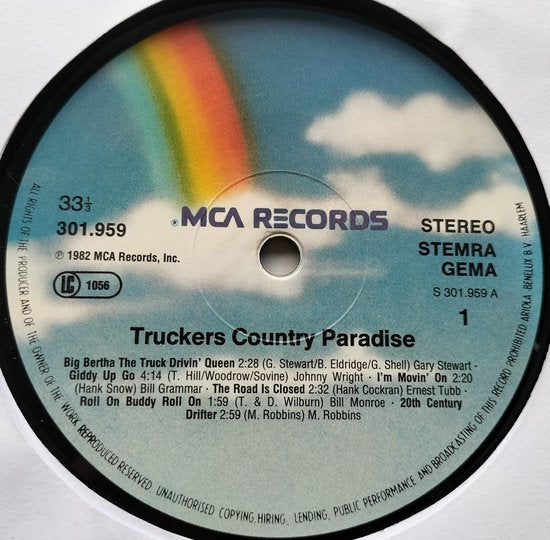 Truckers Country Paradise (1982) LP = als nieuw