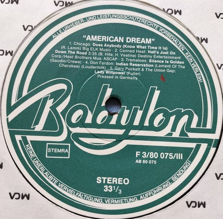 Various ‎– American Dream (1984) 3X LPBOX = als nieuw