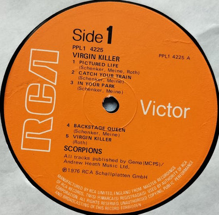 Scorpions - Virgin Killer (1976) LP = in Nieuwstaat