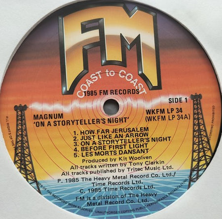 Magnum - On a Storyteller's Night (1985) LP