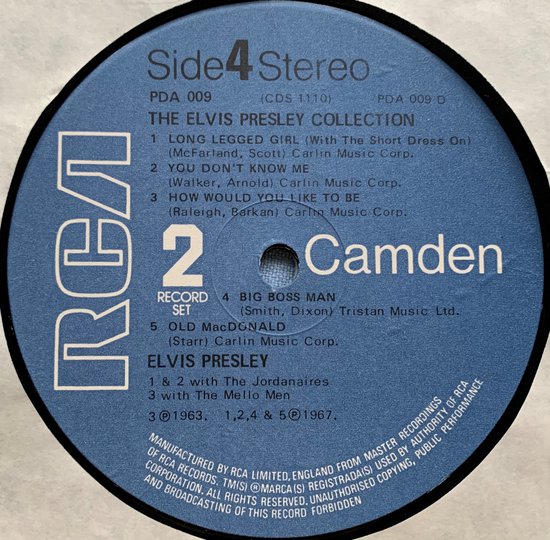 The Elvis Presley Collection 1972 2XLP LP Tooltip Let op! Dit product is een LP. Hiervoor heb je een platenspeler nodig.