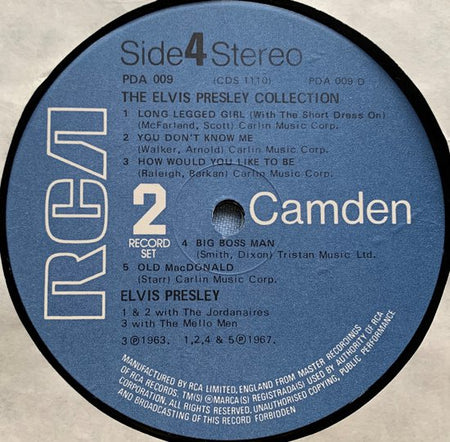 The Elvis Presley Collection 1972 2XLP LP Tooltip Let op! Dit product is een LP. Hiervoor heb je een platenspeler nodig.