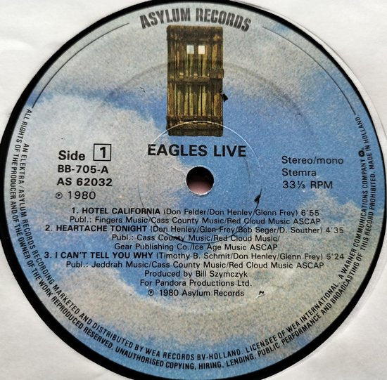 Eagles - Eagles Live (1980) 2XLP