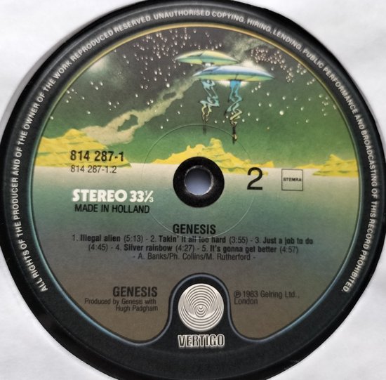 Genesis - Genesis (1983) LP= als nieuw