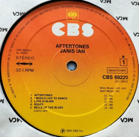 Janis Ian - Aftertones (1975) LP= als nieuw