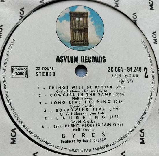 Byrds - Byrds (1973) LP