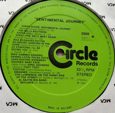 Various – 1945-1980 Sentimental Journey – Feest Van De Bevrijding 2XLP zijn als nieuw