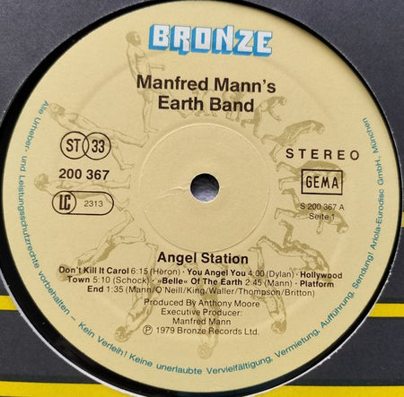 Manfred Mann's Earth Band - Angel Station (1979) LP = als nieuw
