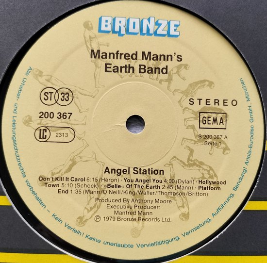 Manfred Mann's Earth Band - Angel Station (1979) LP = als nieuw