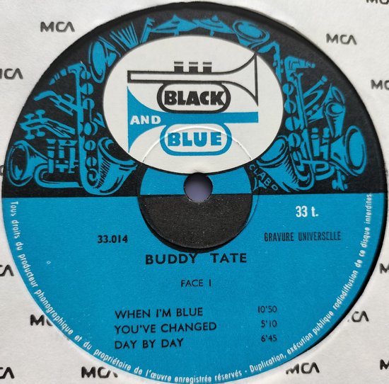 Buddy Tate Featuring Milt Buckner (1968) LP