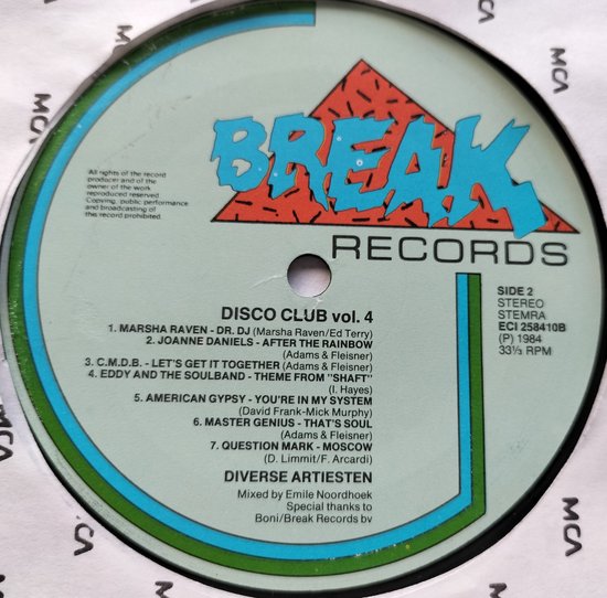 Disco Club Volume 4 (1984) LP