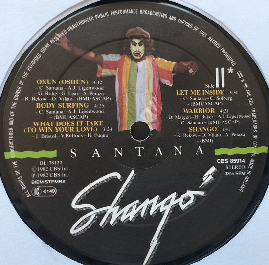 Santana ‎– Shango ( 1982) LP = als nieuw