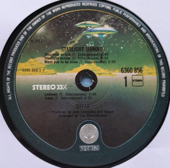 Kayak - Starlight Dancer (1977) LP=als nieuw