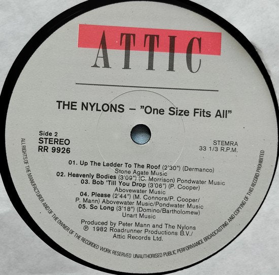 The Nylons - One Size Fits All (1982) LP = in nieuwstaat