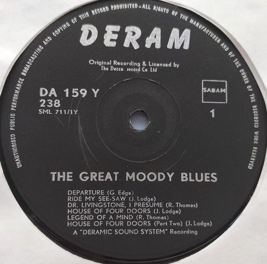 The Moody Blues – The Great Moody Blues (1970) 2XLP