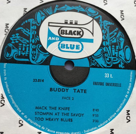 Buddy Tate Featuring Milt Buckner (1968) LP