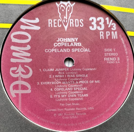 Johnny Copeland - Copeland Special (1981) LP = als nieuw