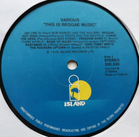 This Is Reggae Music (1979) 2XLP zijn als nieuw