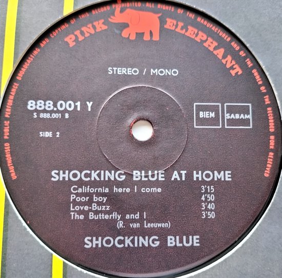 Shocking Blue - At Home (1969) LP