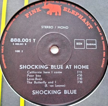 Shocking Blue - At Home (1969) LP
