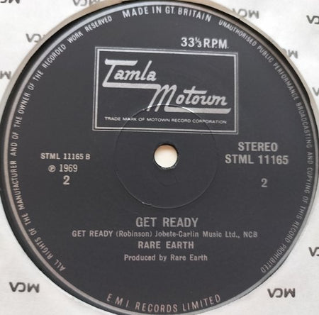 Rare Earth - Get Ready (1970) LP = als nieuw
