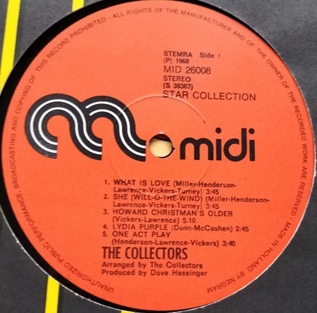 The Collectors - The Collectors (1968) LP