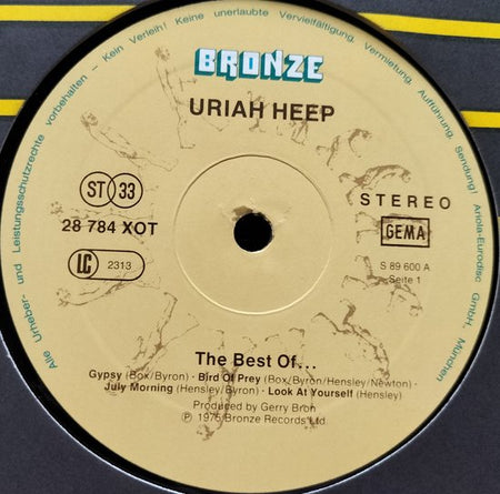 Uriah Heep – The Best Of...(1975) LP