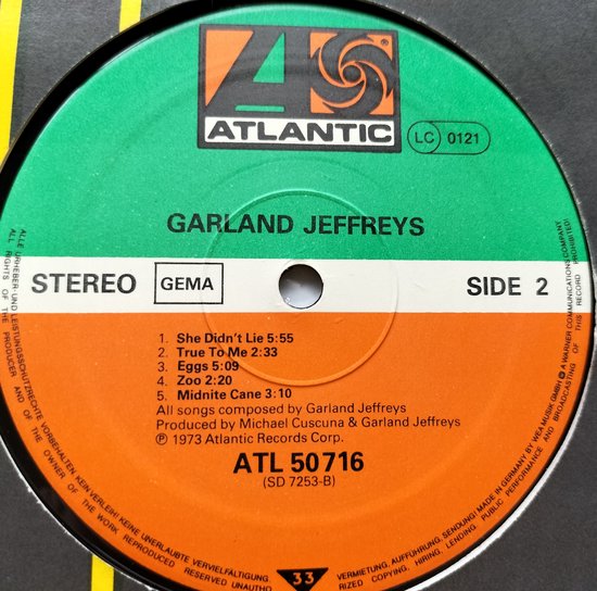 Garland Jeffreys – Garland Jeffreys (1980) - LP = als nieuw