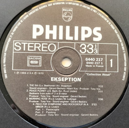 Ekseption – Ekseption (1970) LP