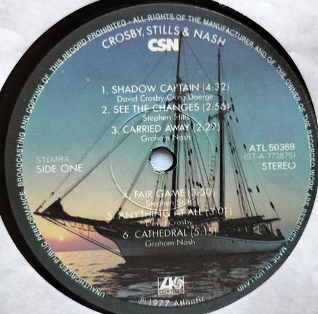 Crosby, Stills & Nash ‎– CSN 1977
