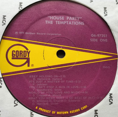 The Temptations - House Party (1975) LP