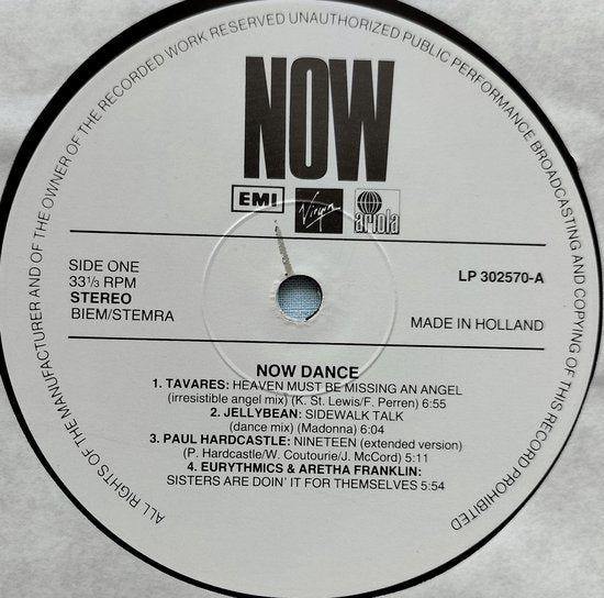 Now Dance  (1986) 2XLP = in Nieuwstaat