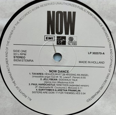 Now Dance  (1986) 2XLP = in Nieuwstaat
