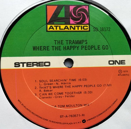 The Trammps - Where the Happy People Go (1976) LP
