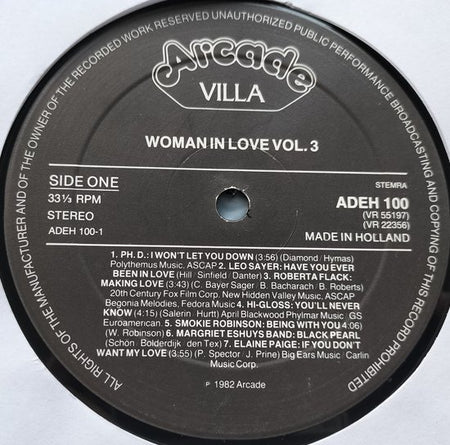 Woman in Love, Volume 3 (1982) 2XLP
