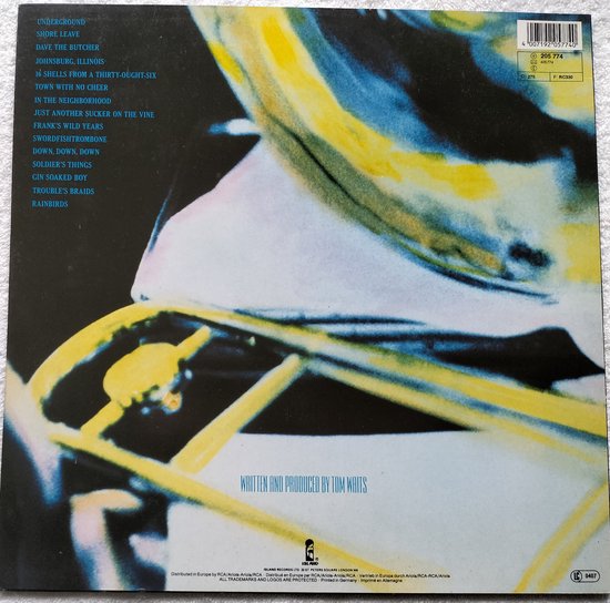 Tom Waits - Swordfishtrombones (1983) LP