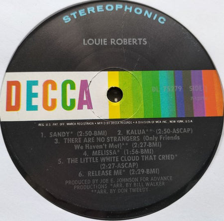 Louie Roberts – Louie Roberts (1971) LP