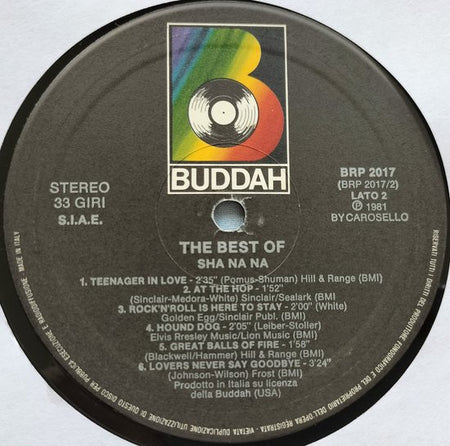 Sha Na Na – The Best Of Sha Na Na (1981) LP = in Nieuwstaat