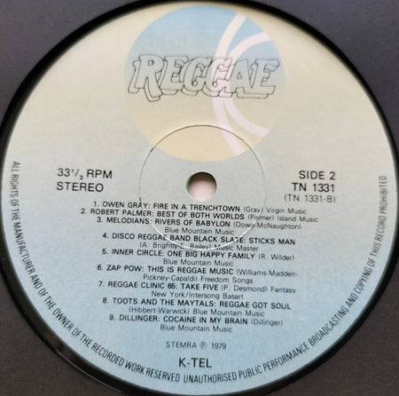 Reggae Album (1989) 2XLP = als nieuw