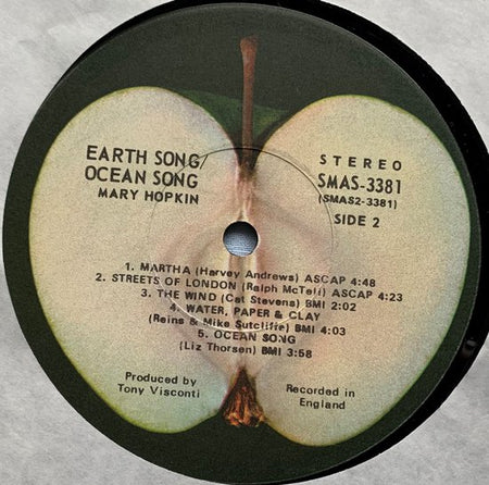 Mary Hopkin - Earth Song / Ocean Song (1971) LP