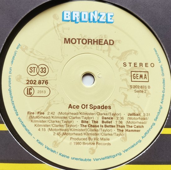 Motörhead - Ace of Spades (1980) LP