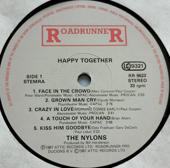 The Nylons - Happy Together (1987)