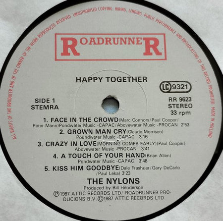 The Nylons - Happy Together (1987)
