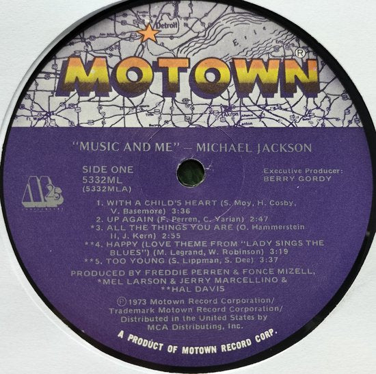 Michael Jackson – Music & Me (1973) LP