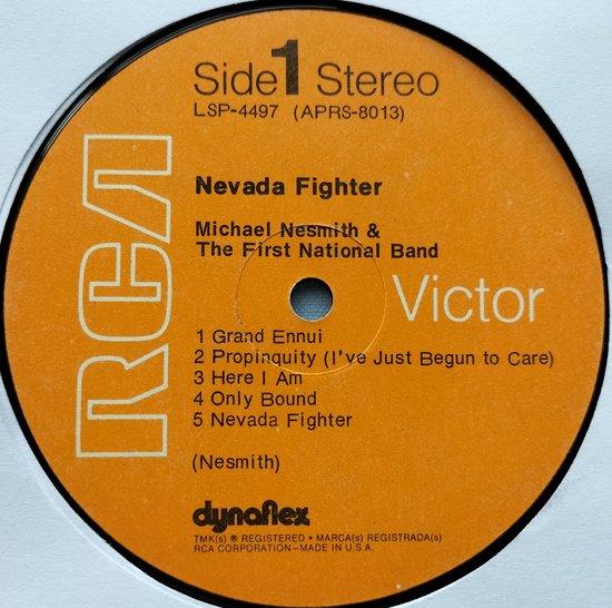 Michael Nesmith & The First National Band – Nevada Fighter (1971) LP