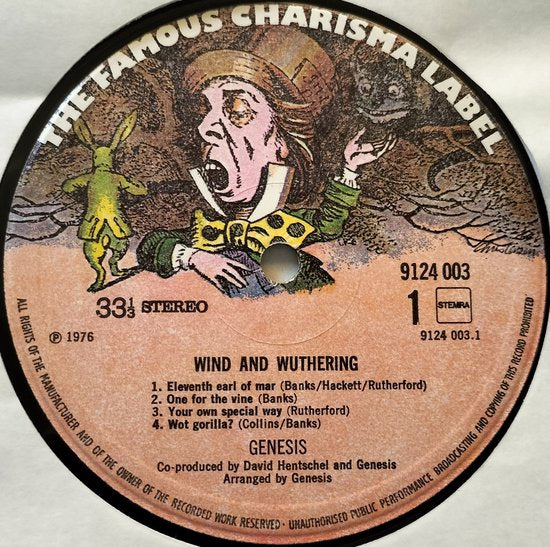 Genesis - Wind & Wuthering (1976) LP= als nieuw