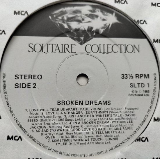 Broken Dreams (1984) 2XLP=als nieuw