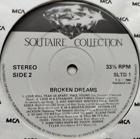 Broken Dreams (1984) 2XLP=als nieuw
