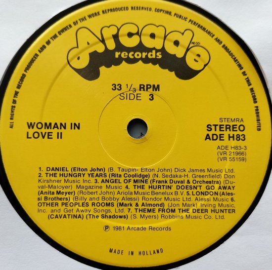 Woman in Love, Volume 2 (1981) 2XLP
