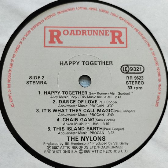 The Nylons - Happy Together (1987)